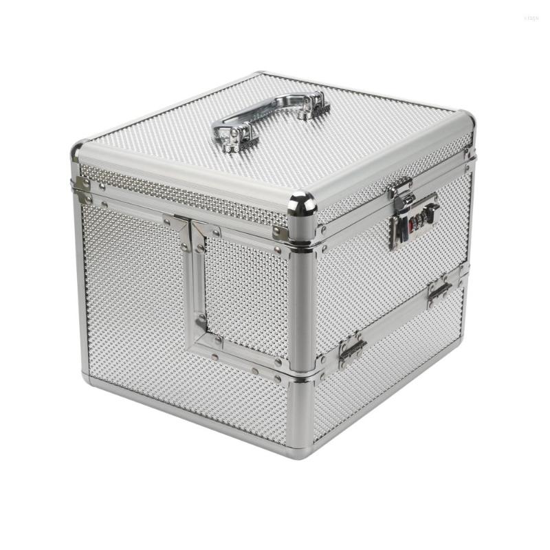 Cosmetic Bags 2023 Professional Makeup Box Aluminum Alloy Make Up Organizer Women Case With Mirror Travel Large Capacity Suitcase Bag, White
Cosmetic Bags 2023 Professional Makeup Box Aluminum Alloy Make Up Organizer Women Case With Mirror Travel Large Capacity Suitcase Bag, White