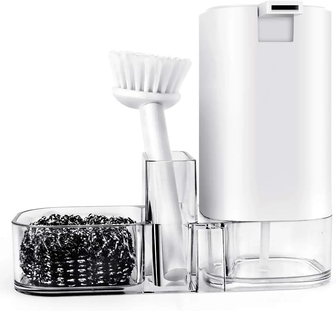Kitchen Sink Countertop Organizer Multifunctional Cleaning Utensils-Dish Soap Dispenser Sponge
Kitchen Sink Countertop Organizer Multifunctional Cleaning Utensils-Dish Soap Dispenser Sponge