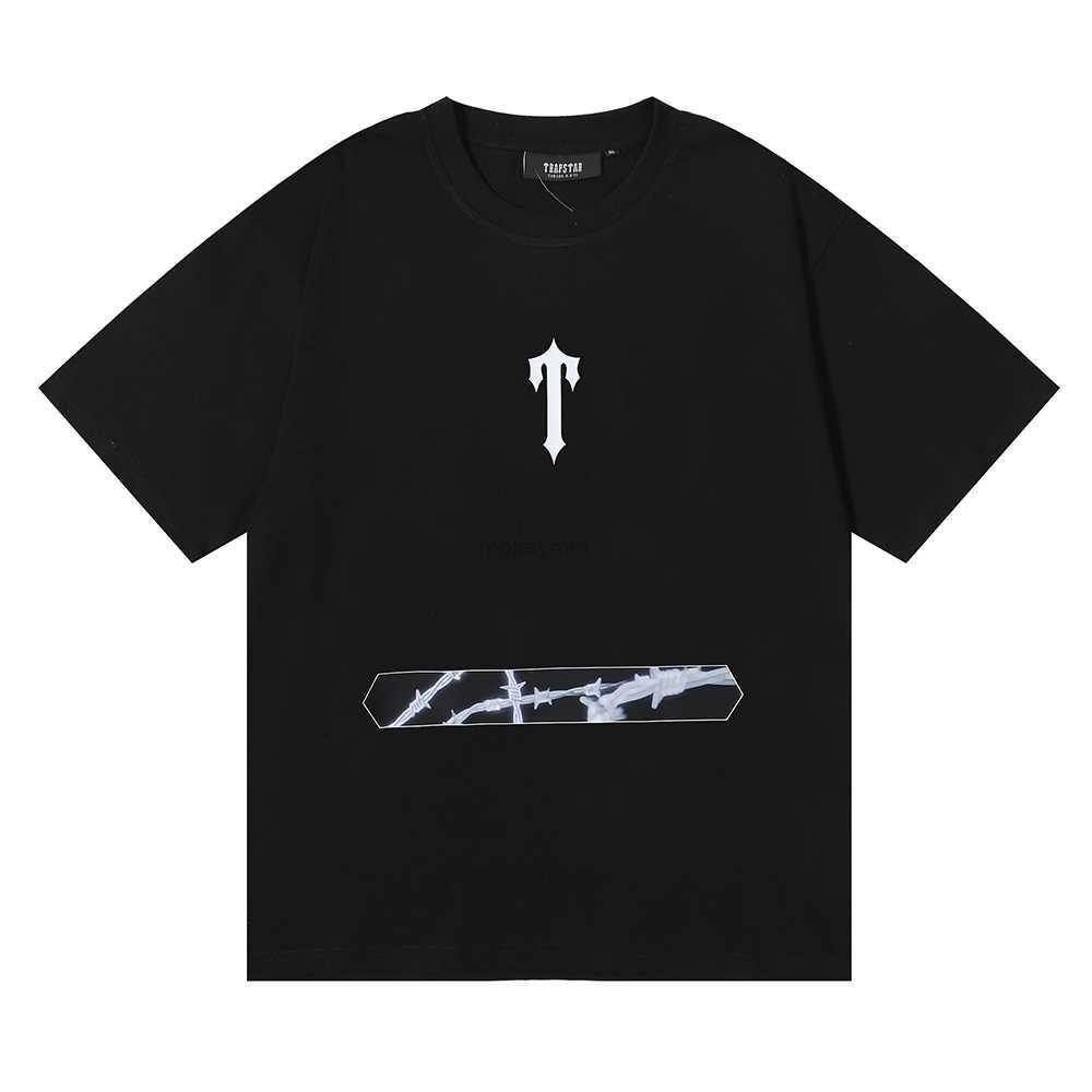 Designer Fashion Clothing Tshirt Tees Trapstar Barbed Wire Aow Tee Summer New Loose Casual Mens Womens Pure Cotton Short Sleeve Tshirt Luxury Casual Cotton tops, Black
Designer Fashion Clothing Tshirt Tees Trapstar Barbed Wire Aow Tee Summer New Loose Casual Mens Womens Pure Cotton Short Sleeve Tshirt Luxury Casual Cotton tops, Black