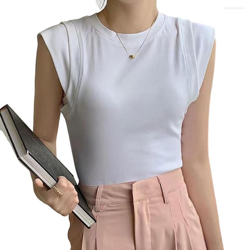 Women's Tanks Half High Collar Flying Sleeve Bottoming Vest Korean Style Slim Fit Women Solid Color Elastic Camisole With Bra Pads, Black
Women's Tanks Half High Collar Flying Sleeve Bottoming Vest Korean Style Slim Fit Women Solid Color Elastic Camisole With Bra Pads, Black