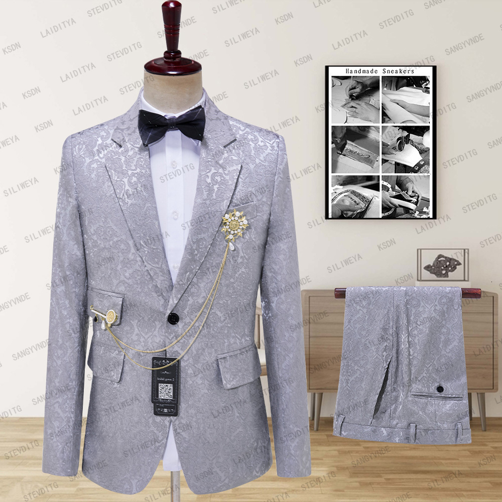Men's Suits Blazers SILIWEYA Arrival Men Suits Gray Wedding Tuxedo for Groom Satin Lapel Groomsmen Wedding Man JacketPants 230509, Dl-a-143-12-22
Men's Suits Blazers SILIWEYA Arrival Men Suits Gray Wedding Tuxedo for Groom Satin Lapel Groomsmen Wedding Man JacketPants 230509, Dl-a-143-12-22