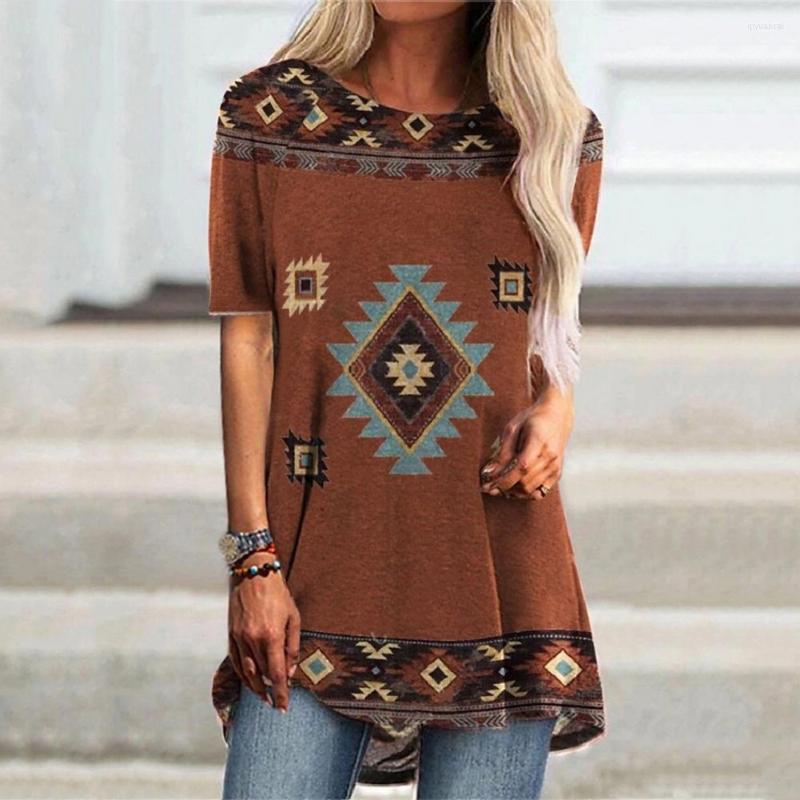 Women's Blouses Chic Summer Blouse Short Sleeve Abstract Pattern Plus Size Lady T-shirt Mid Length Women Top Female Clothes, Green
Women's Blouses Chic Summer Blouse Short Sleeve Abstract Pattern Plus Size Lady T-shirt Mid Length Women Top Female Clothes, Green