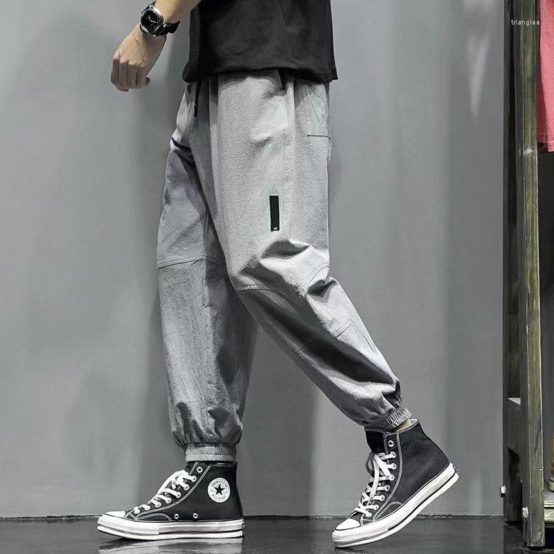 Men's Pants Men's Cotton And Linen Overalls Cropped Wide Leg Student Korean Style Summer Casual Loose-fitting Long Trousers, Khaki
Men's Pants Men's Cotton And Linen Overalls Cropped Wide Leg Student Korean Style Summer Casual Loose-fitting Long Trousers, Khaki