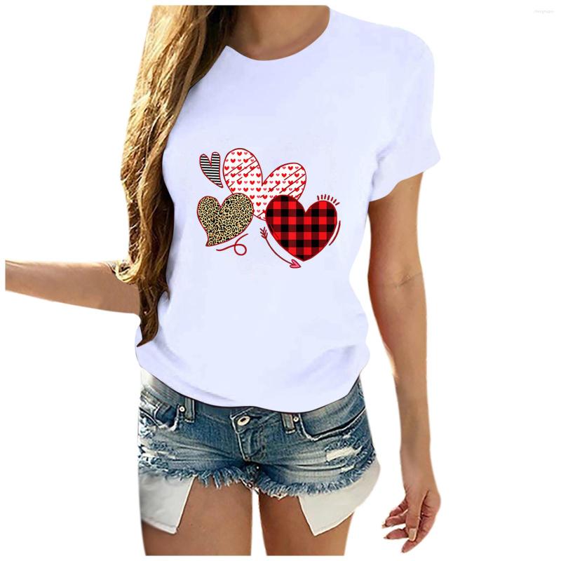 Women's T Shirts Fashion Comfortable Women Brand Blouse Valentine's Day Heart Printed Short Sleeve Tops T-Shirt Roupas Femininas, Gray
Women's T Shirts Fashion Comfortable Women Brand Blouse Valentine's Day Heart Printed Short Sleeve Tops T-Shirt Roupas Femininas, Gray