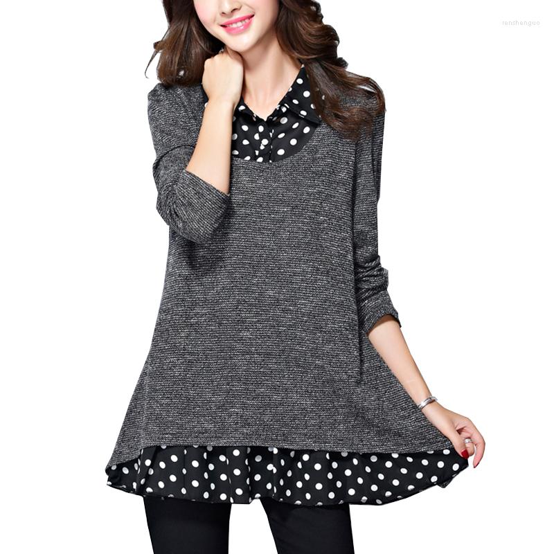 Women's Blouses Oversized 5XL Winter Velvet Fake Two-Pieces Women Clothing 2023 Autumn Kimono Shirt Loose Knit Tops Blusas Mujer, Gray
Women's Blouses Oversized 5XL Winter Velvet Fake Two-Pieces Women Clothing 2023 Autumn Kimono Shirt Loose Knit Tops Blusas Mujer, Gray