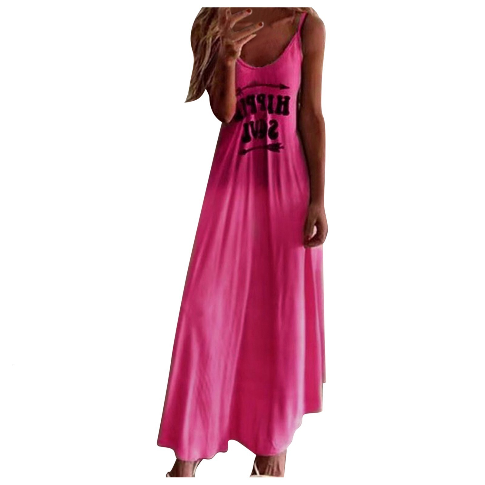 Party Dresses Gradient Printed Woman Sexy Sleeveless VNeck Camisole Lady Summer Boho Maxi Strap Sundress Femme Robe 230508