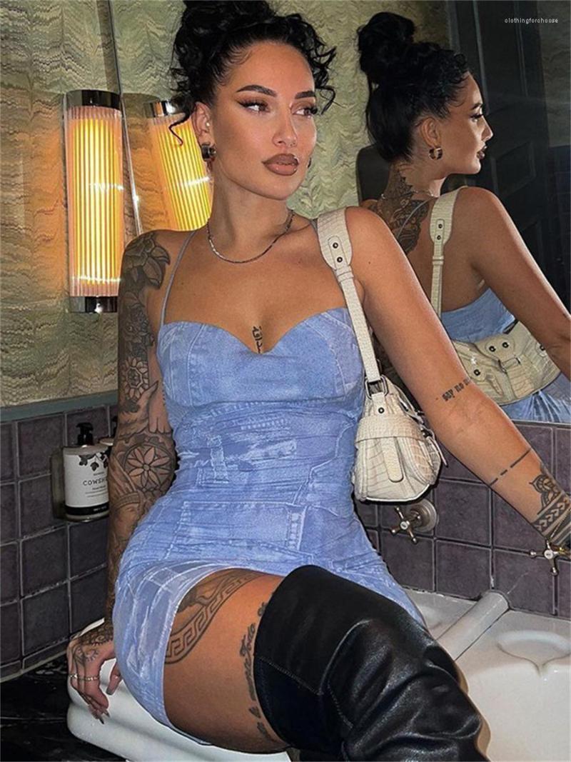 Casual Dresses Wsevypo Retro Print Spaghetti Strap Bodycon Mini Dress Summer Women Sleeveless Backless V-Neck Sundress Party Night Bar, Blue
Casual Dresses Wsevypo Retro Print Spaghetti Strap Bodycon Mini Dress Summer Women Sleeveless Backless V-Neck Sundress Party Night Bar, Blue