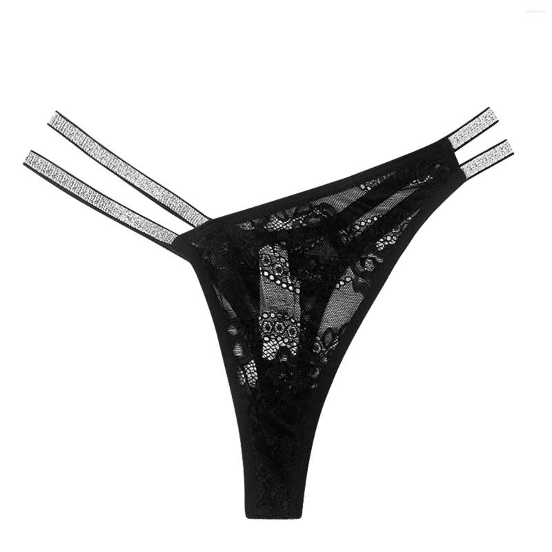Women's Panties Fashion Thong Elastic Sexy Design Lace For Women Low Waist V String Thongs Underwear Seamless Tanga Panty Ladies, Black
Women's Panties Fashion Thong Elastic Sexy Design Lace For Women Low Waist V String Thongs Underwear Seamless Tanga Panty Ladies, Black