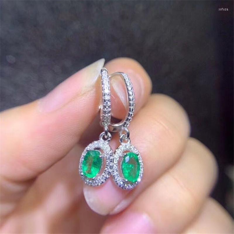 Stud Earrings Exquisite Natural Emerald For Women Party Gift Dangler Wedding Real 925 Silver Jewelry Certified Gemstone Sale
Stud Earrings Exquisite Natural Emerald For Women Party Gift Dangler Wedding Real 925 Silver Jewelry Certified Gemstone Sale