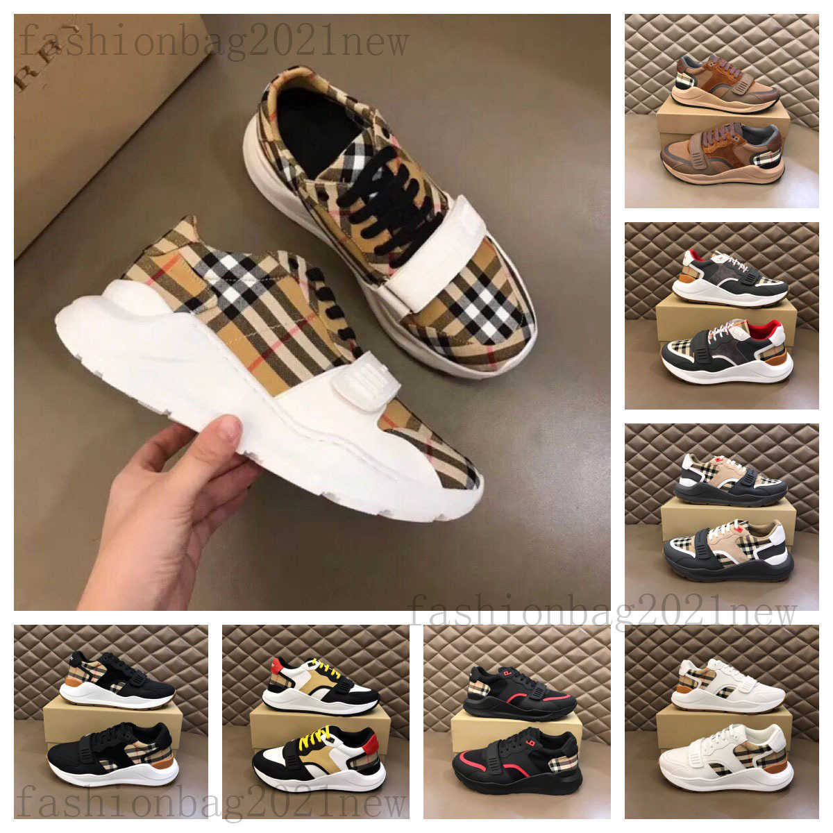 Designer Fashion luxury Casual burbrerys Shoes Breathable Thick soled Leather Dad Sports Shoes Mens and women Vintage Suede Black white shoes Outdoor Running Shoes
Designer Fashion luxury Casual burbrerys Shoes Breathable Thick soled Leather Dad Sports Shoes Mens and women Vintage Suede Black white shoes Outdoor Running Shoes