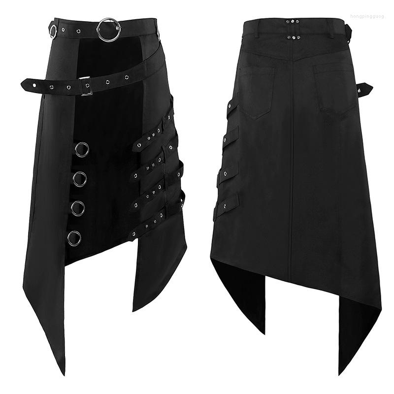 Skirts Women Steampunk Gothic Emo Dark Rock Punk Harajuku Asymmetrical Half Skirt Men's Wear Fashion Cool Black Dress
Skirts Women Steampunk Gothic Emo Dark Rock Punk Harajuku Asymmetrical Half Skirt Men's Wear Fashion Cool Black Dress