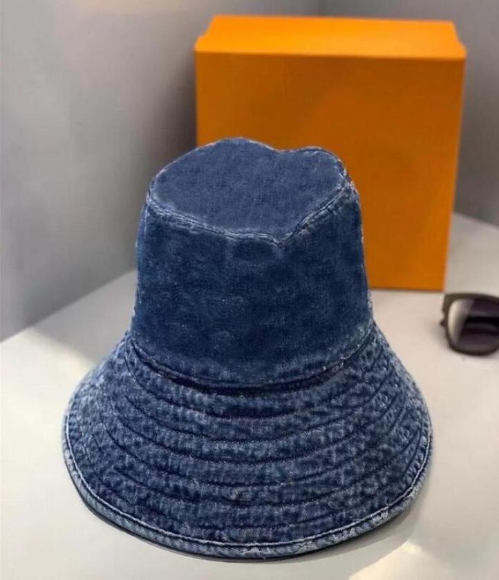 Fashion Monogram Mens and Women Washed Denim Bucket Hats Baseball Cap Golf Hat Snapback Beanie Skull Caps Stingy Brim Top Quality 6160838, Blue
Fashion Monogram Mens and Women Washed Denim Bucket Hats Baseball Cap Golf Hat Snapback Beanie Skull Caps Stingy Brim Top Quality 6160838, Blue