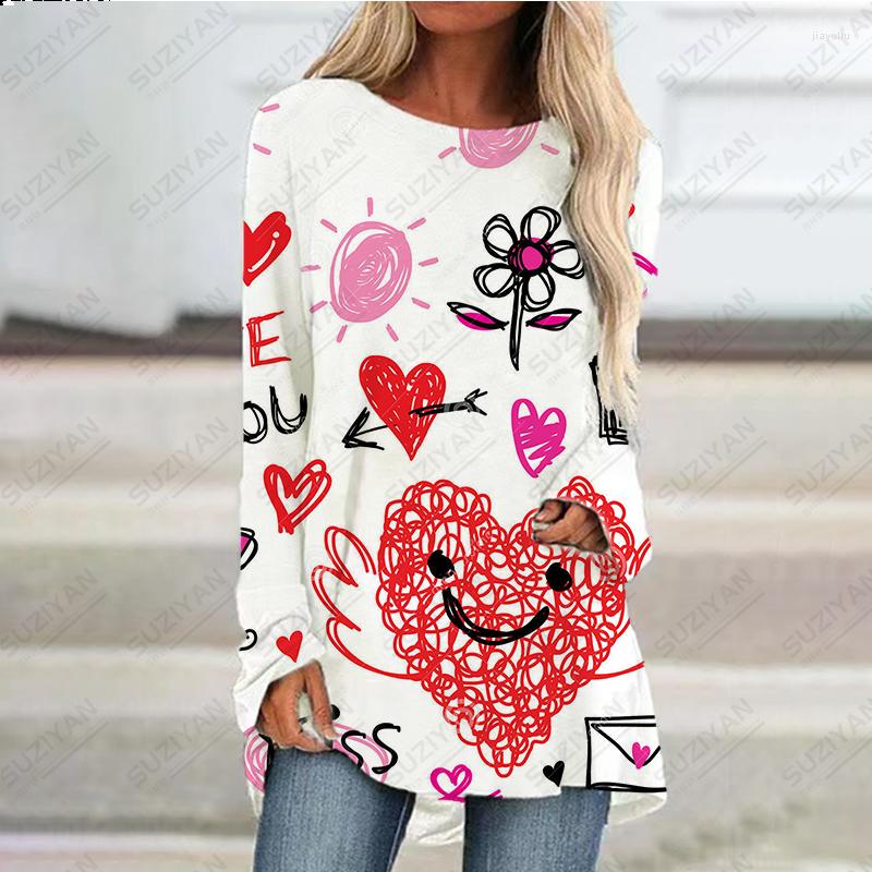Casual Dresses Spring/Summer Women's Dress Valentine's Day Love 3D Printed Beach Skirt Round Neck Pullover Long Sleeve A-line, Pmm1952wa
Casual Dresses Spring/Summer Women's Dress Valentine's Day Love 3D Printed Beach Skirt Round Neck Pullover Long Sleeve A-line, Pmm1952wa