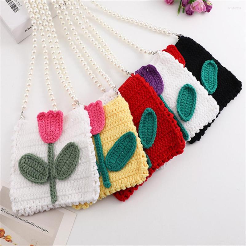 Shopping Bags Women'S Cartoon Cute Wool Handwoven Embroidery Flower Decoration Cross Shoulder Wristband Handbag Pearl Chain Small Square, Blue -pink flowers
Shopping Bags Women'S Cartoon Cute Wool Handwoven Embroidery Flower Decoration Cross Shoulder Wristband Handbag Pearl Chain Small Square, Blue -pink flowers