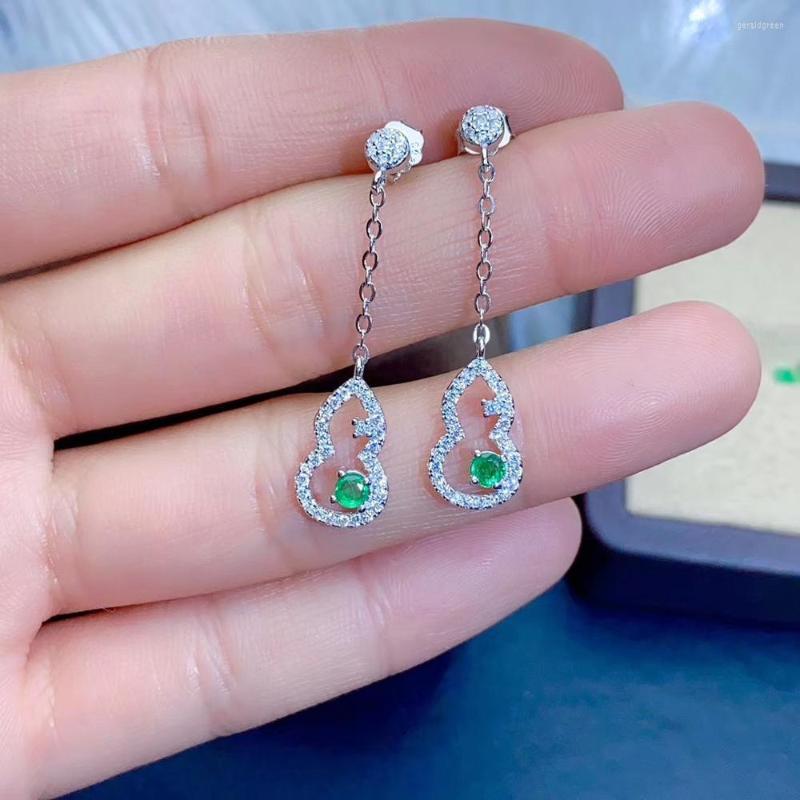Stud Earrings Natural Real Emerald Earring 925 Silver Sterling Fine Charm Jewelry For Women Wedding Party
Stud Earrings Natural Real Emerald Earring 925 Silver Sterling Fine Charm Jewelry For Women Wedding Party