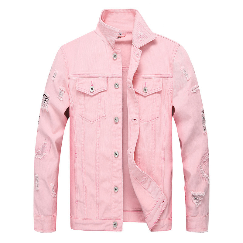 Men's Jackets Men Red Pink Denim Jackets Outerwear Jean Coats Spring Autumn Male's Holes Jackets Men Ripped Slim Fit Denim Outdoor Jackets 230509
Men's Jackets Men Red Pink Denim Jackets Outerwear Jean Coats Spring Autumn Male's Holes Jackets Men Ripped Slim Fit Denim Outdoor Jackets 230509