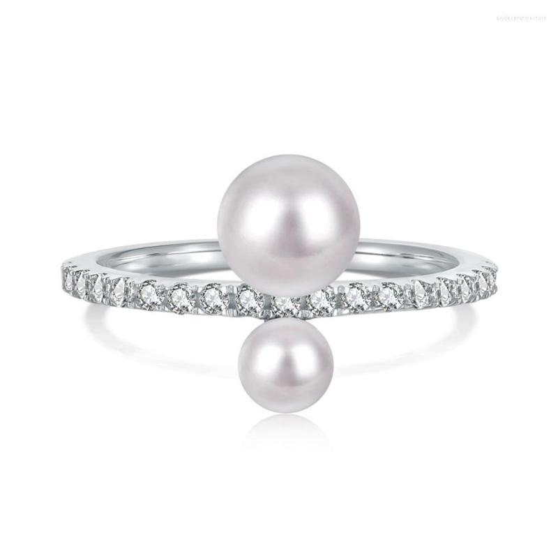 Cluster Rings WPB S925 Sterling Silver Women Pearl Row Diamond Ring Female Bright Zircon Luxury Jewelry Girl's Holiday Gift Party
Cluster Rings WPB S925 Sterling Silver Women Pearl Row Diamond Ring Female Bright Zircon Luxury Jewelry Girl's Holiday Gift Party