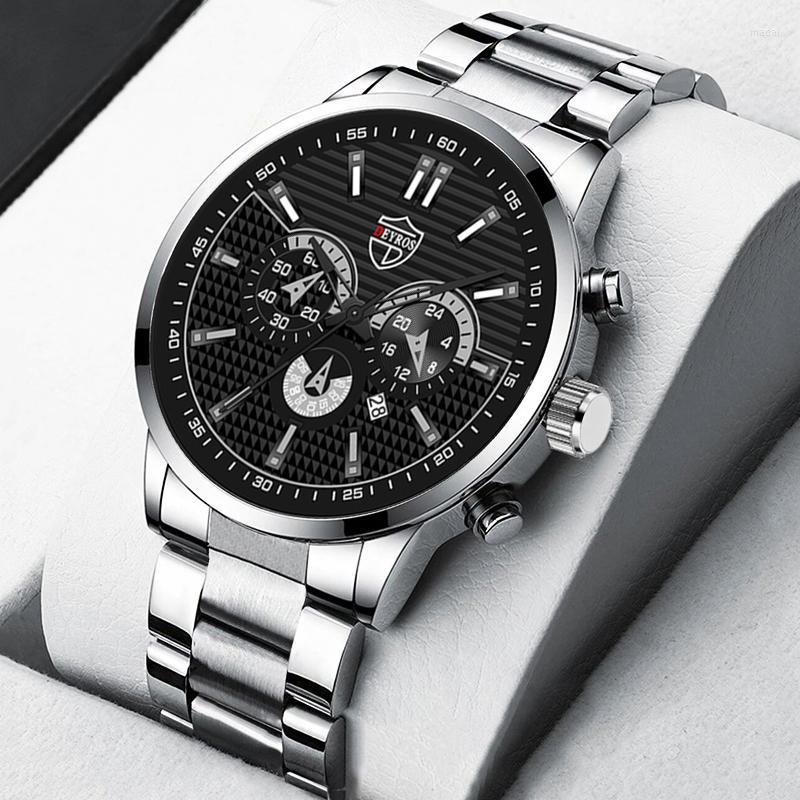 Wristwatches Mens Fashion Sports Watches Men Calendar Luxury Stainless Steel Quartz Wristwatch Man Business Casual Leather Watch Montre, Leather silver blue
Wristwatches Mens Fashion Sports Watches Men Calendar Luxury Stainless Steel Quartz Wristwatch Man Business Casual Leather Watch Montre, Leather silver blue