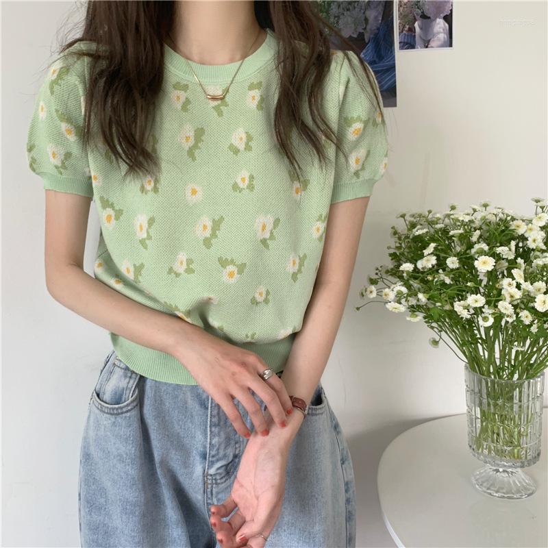Women's T Shirts Designer T-shirt Women's Summer 2023 Korean Fashion Retro Small Flower Jacquard Thin Round Neck Ice Silk Cool Knit, Black
Women's T Shirts Designer T-shirt Women's Summer 2023 Korean Fashion Retro Small Flower Jacquard Thin Round Neck Ice Silk Cool Knit, Black