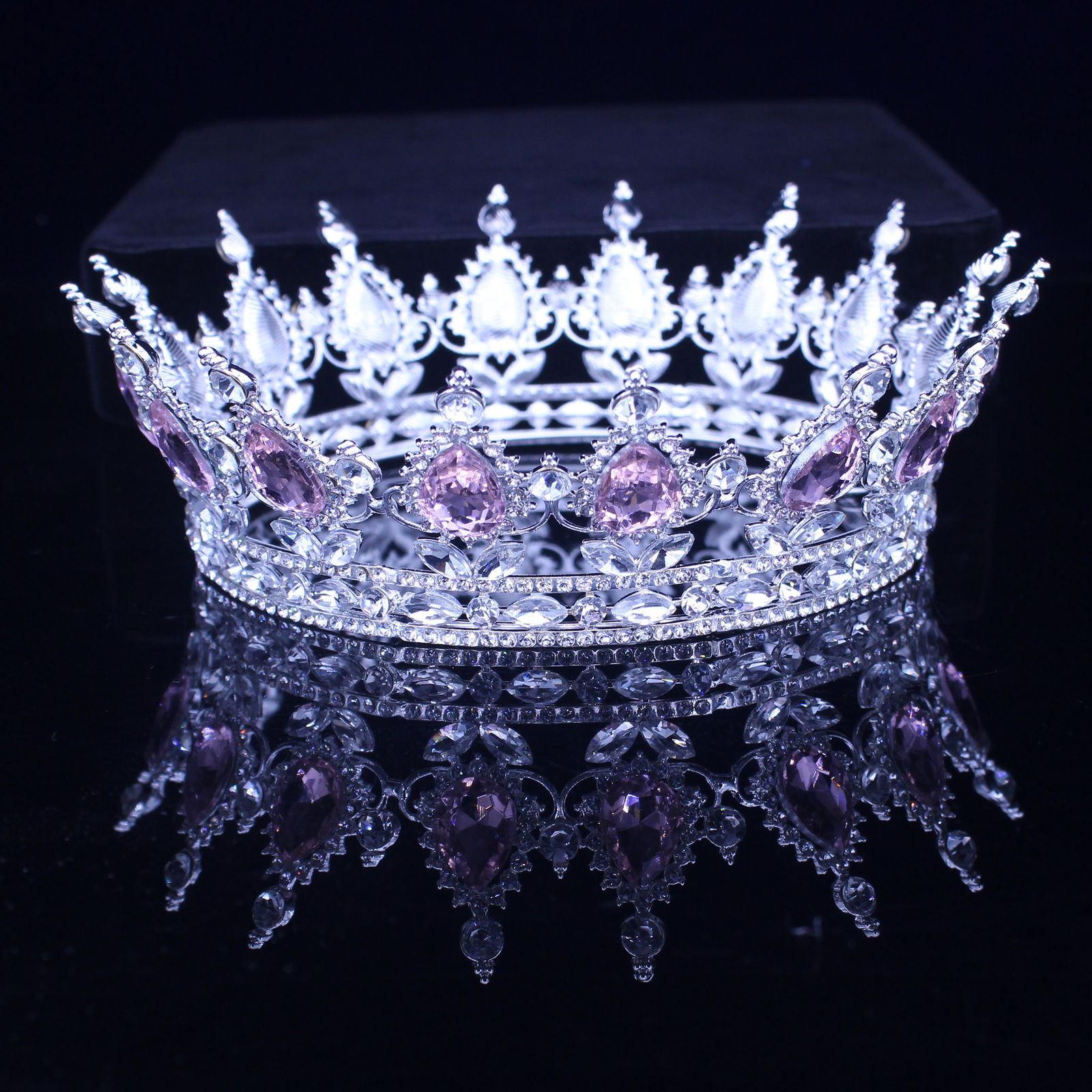 Wedding Hair Jewelry Vintage Queen King Tiaras and Crowns Bridal Head Accessorie diadem Pageant Headpiece Bride Ornament 230508
