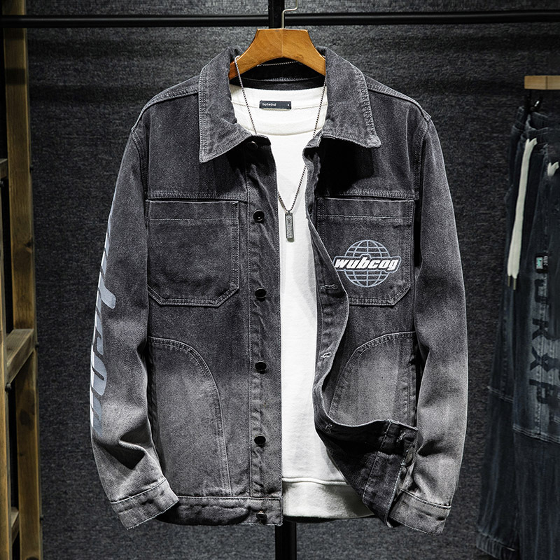 Men's Jackets Men's Fashion Denim Jacket Brand Spring and Autumn Gradient Men's Jacket Outer Top Mens Graphic Jean Jacket 230509, Black 957
Men's Jackets Men's Fashion Denim Jacket Brand Spring and Autumn Gradient Men's Jacket Outer Top Mens Graphic Jean Jacket 230509, Black 957