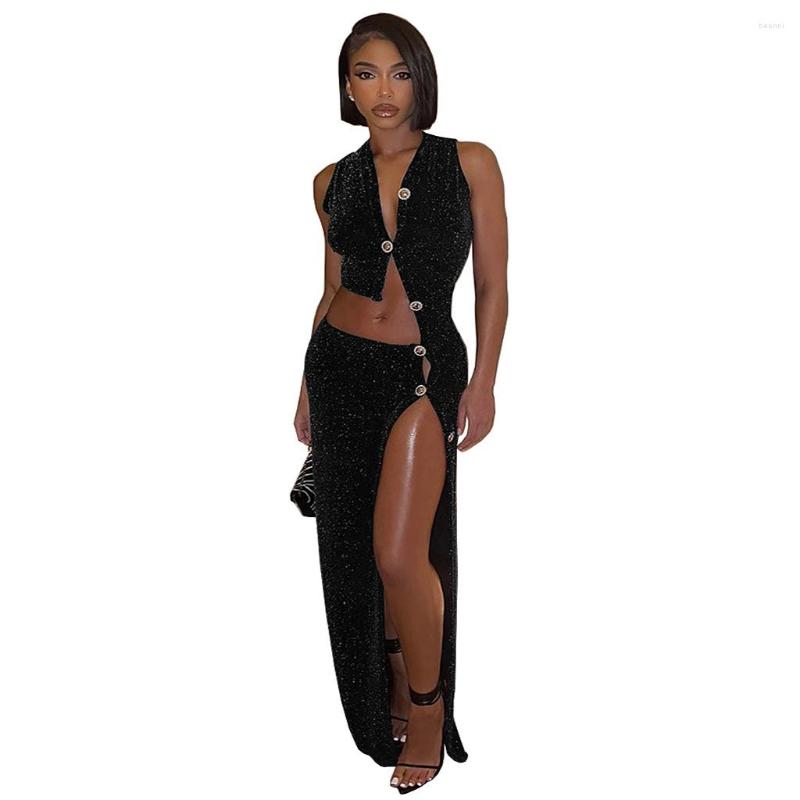 Casual Dresses 2023 Sexy Color-Changing Velvet V-neck Sleeveless Button Exposed Navel Hollow Split Maxi Dress, Black
Casual Dresses 2023 Sexy Color-Changing Velvet V-neck Sleeveless Button Exposed Navel Hollow Split Maxi Dress, Black