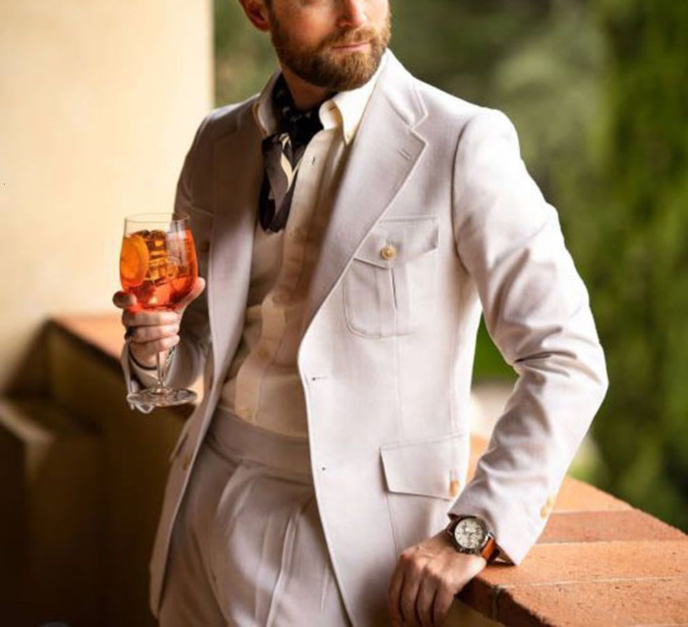 Men's Suits Blazers Ivory Men's Luxury Suit Notched Lapel Blazer Trousers Coat Wearing Big Pocket Winter Wear Tailored Safari Jacket 2pcs Coat Pants 230509, Champagne
Men's Suits Blazers Ivory Men's Luxury Suit Notched Lapel Blazer Trousers Coat Wearing Big Pocket Winter Wear Tailored Safari Jacket 2pcs Coat Pants 230509, Champagne