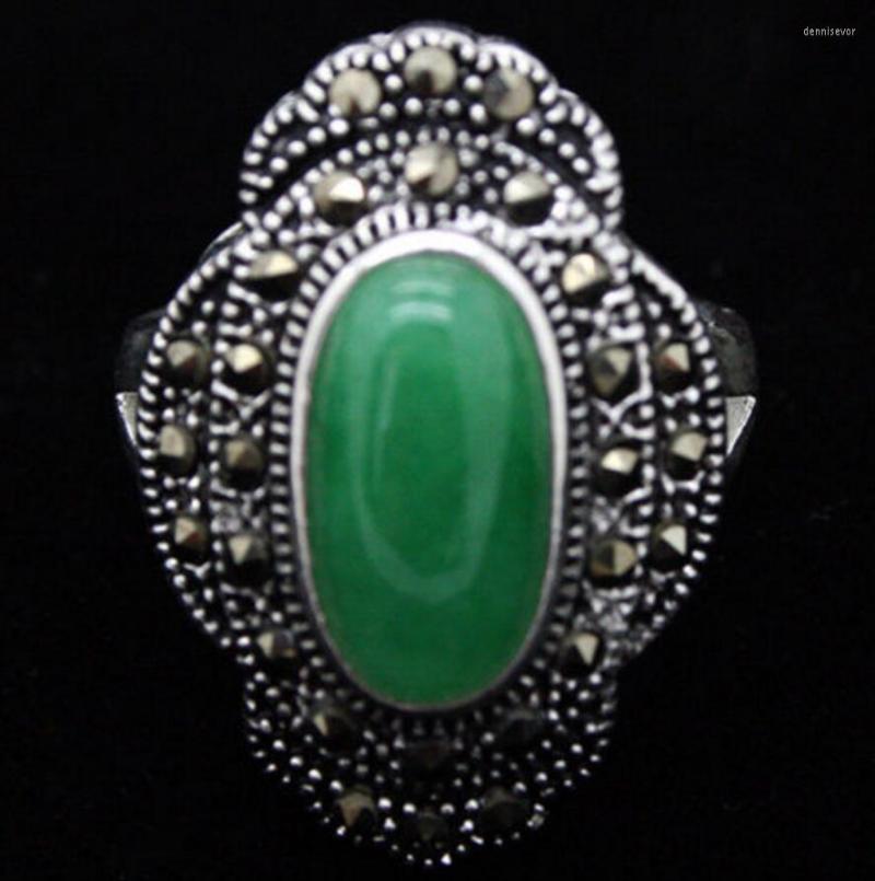 Cluster Rings 24 16mm VINTAGE NATURAL FREEN Jade MARCASITE 925 A RING SIZE 7/8/9/10
Cluster Rings 24 16mm VINTAGE NATURAL FREEN Jade MARCASITE 925 A RING SIZE 7/8/9/10