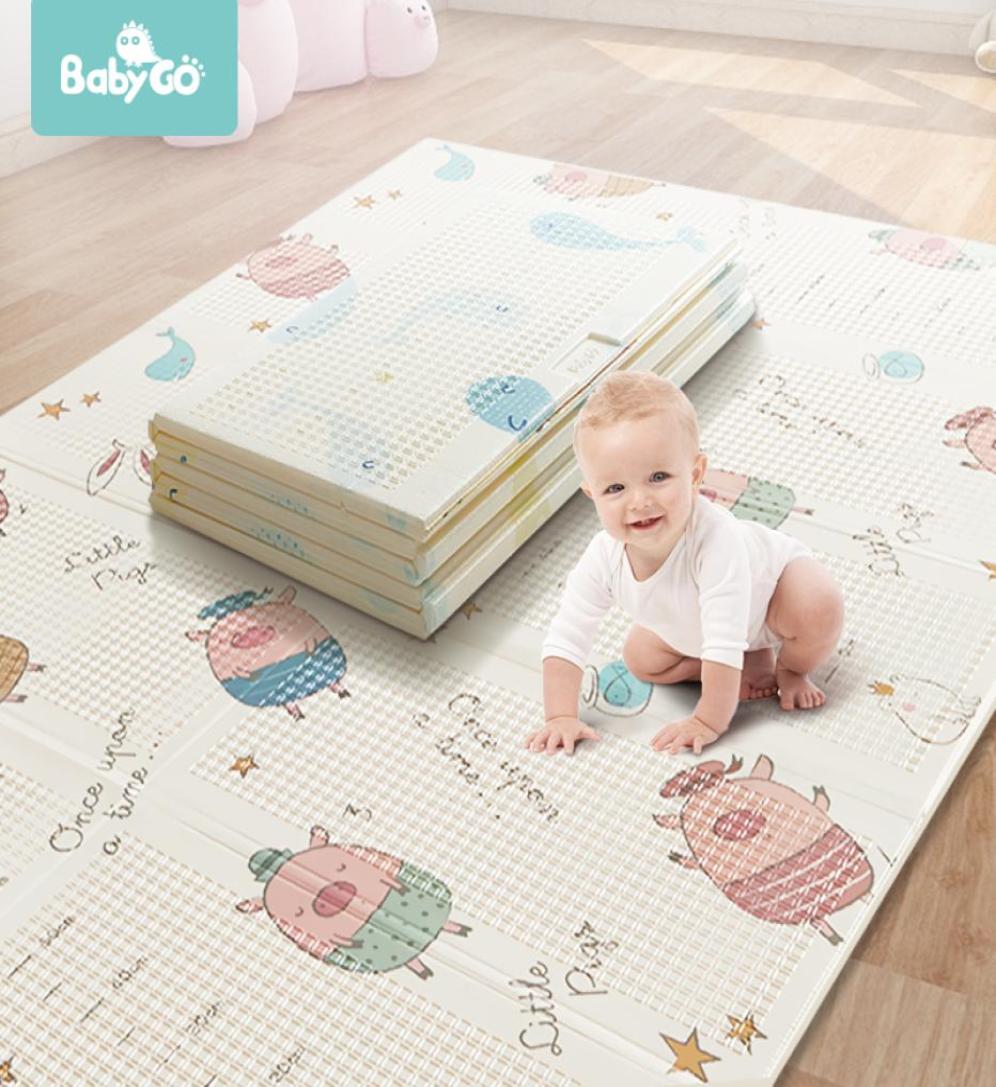 BabyGo Baby Foldable Play Mat XPE Tasteless Double Sides Crawl Mat Thickened Active Play Blanket Baby Room Crawling Pad150195CM 25582996
BabyGo Baby Foldable Play Mat XPE Tasteless Double Sides Crawl Mat Thickened Active Play Blanket Baby Room Crawling Pad150195CM 25582996