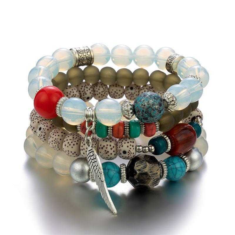 Fashion Ornament Multi Strand Element Handmade Beaded Bracelet For Women Bohemian Layer
Fashion Ornament Multi Strand Element Handmade Beaded Bracelet For Women Bohemian Layer