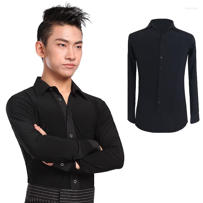 Stage Wear Men Latin Dance Garment Waltz Ballroom Performance Man Shirts Top, Black shirt
Stage Wear Men Latin Dance Garment Waltz Ballroom Performance Man Shirts Top, Black shirt