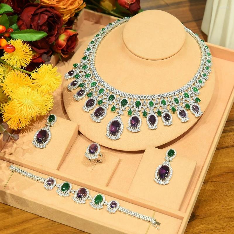 Necklace Earrings Set Missvikki Gorgeous Luxury 4PCS Big Green Bangle Ring Jewelry For Women Bridal Wedding Party 2023, Picture shown
Necklace Earrings Set Missvikki Gorgeous Luxury 4PCS Big Green Bangle Ring Jewelry For Women Bridal Wedding Party 2023, Picture shown