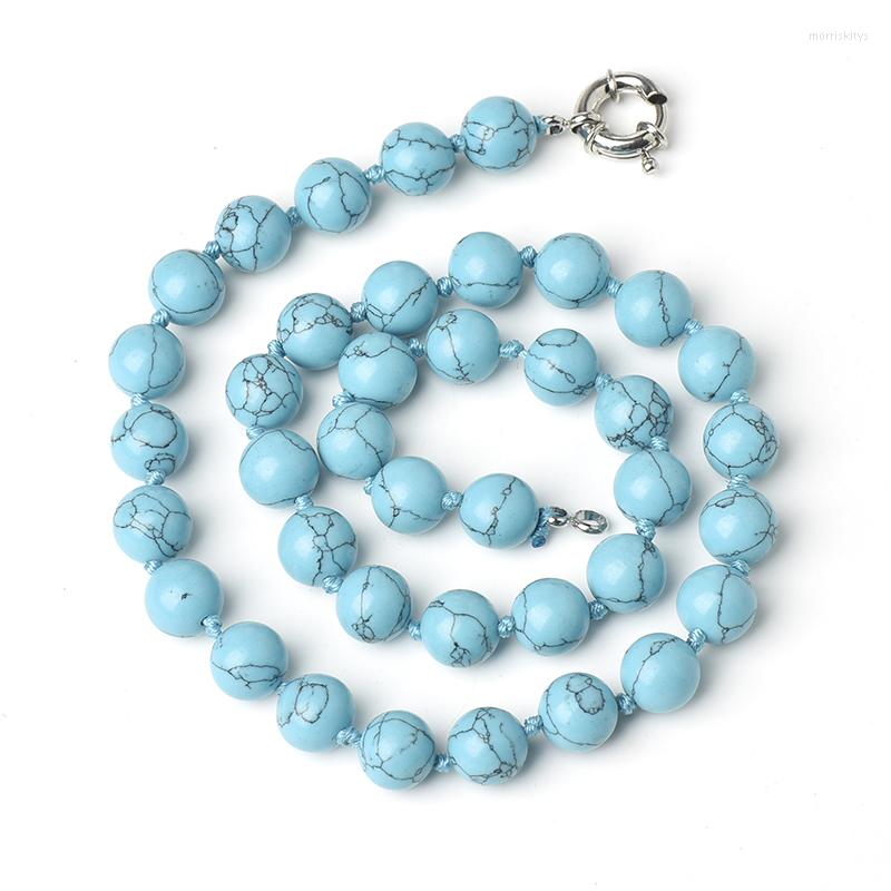 Chains Wholesale Blue Turquoise Stone Round Shape 10mm Created For Diy Rope Necklace 18inch Gem Women Gifts H411
Chains Wholesale Blue Turquoise Stone Round Shape 10mm Created For Diy Rope Necklace 18inch Gem Women Gifts H411