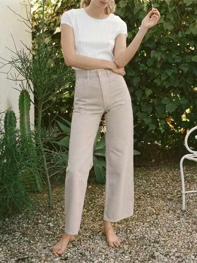 Women' Pants French Women' High Waist Wide Leg 2023 Spring Summer Fashion Straight Tube Slim Trousers For Ladies All-match
Women' Pants French Women' High Waist Wide Leg 2023 Spring Summer Fashion Straight Tube Slim Trousers For Ladies All-match