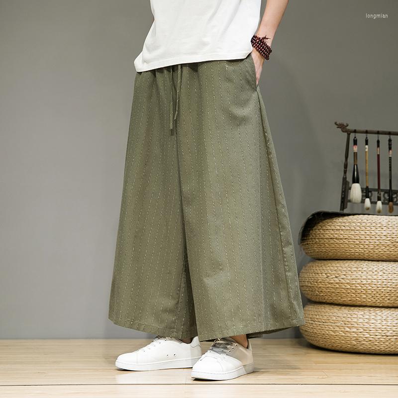Men's Pants Streetwear Men Harlan Side Stripe Casual Wied Leg Man Loose Cotton Linen Trousers Male Jogger Sweatpants 5XL, Army green
Men's Pants Streetwear Men Harlan Side Stripe Casual Wied Leg Man Loose Cotton Linen Trousers Male Jogger Sweatpants 5XL, Army green