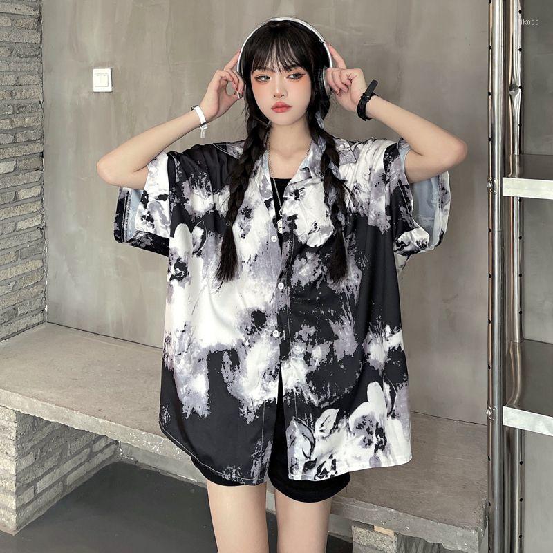 Women' T Shirts Tie Dye Print Loose Short Sleeve Shirt Oversize Fashion Woman Blouse 2023 Black Summer Thin Korean
Women' T Shirts Tie Dye Print Loose Short Sleeve Shirt Oversize Fashion Woman Blouse 2023 Black Summer Thin Korean