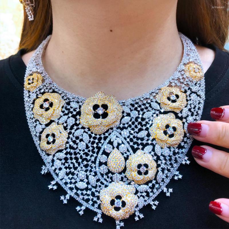 Necklace Earrings Set Missvikki Luxury Party Square 4PCS Nigerian Jewelry For Women Wedding Zircon African Bridal High Quality, Picture shown
Necklace Earrings Set Missvikki Luxury Party Square 4PCS Nigerian Jewelry For Women Wedding Zircon African Bridal High Quality, Picture shown