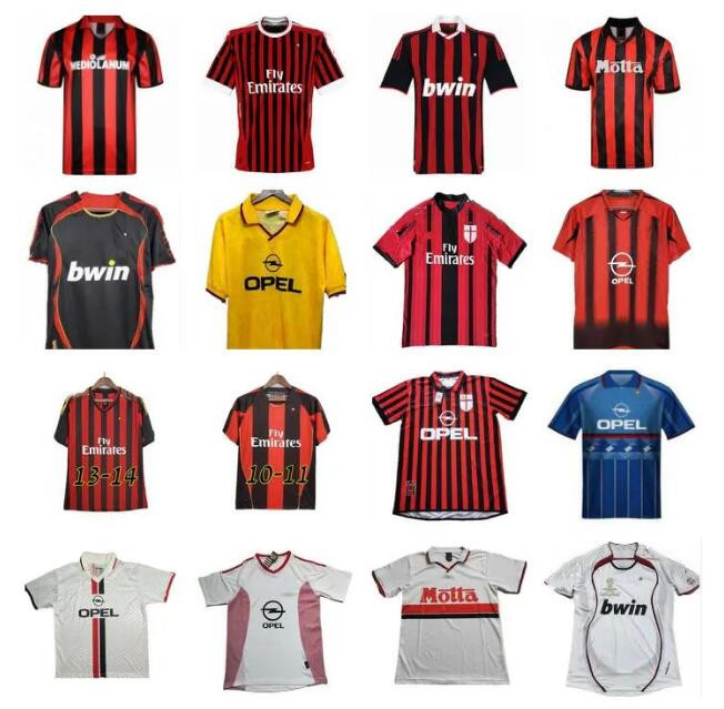 Retro AC Milans Soccer JerseyS TOMORI IBRAHIMOVIC Kaka Baggio Maldini Pirlo Inzaghi Beckham Gullit Shevchenko Classic 06 07 04 05 09 10 11 12 13 14 15 93 94 95 97 2006
Retro AC Milans Soccer JerseyS TOMORI IBRAHIMOVIC Kaka Baggio Maldini Pirlo Inzaghi Beckham Gullit Shevchenko Classic 06 07 04 05 09 10 11 12 13 14 15 93 94 95 97 2006