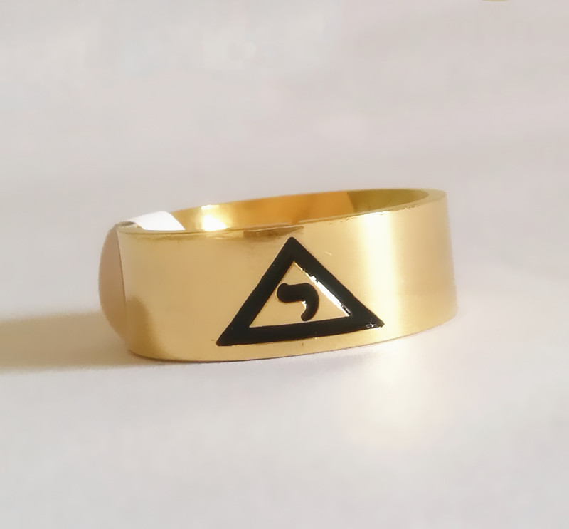 High Quality Stainless Steel 14 degree Scottish Rite Yod ring Gold Silver Masonic Signet Rings Inside Engrave With VIRTUS JUNXIT MORS NON SEPARABIT 8MM width
High Quality Stainless Steel 14 degree Scottish Rite Yod ring Gold Silver Masonic Signet Rings Inside Engrave With VIRTUS JUNXIT MORS NON SEPARABIT 8MM width