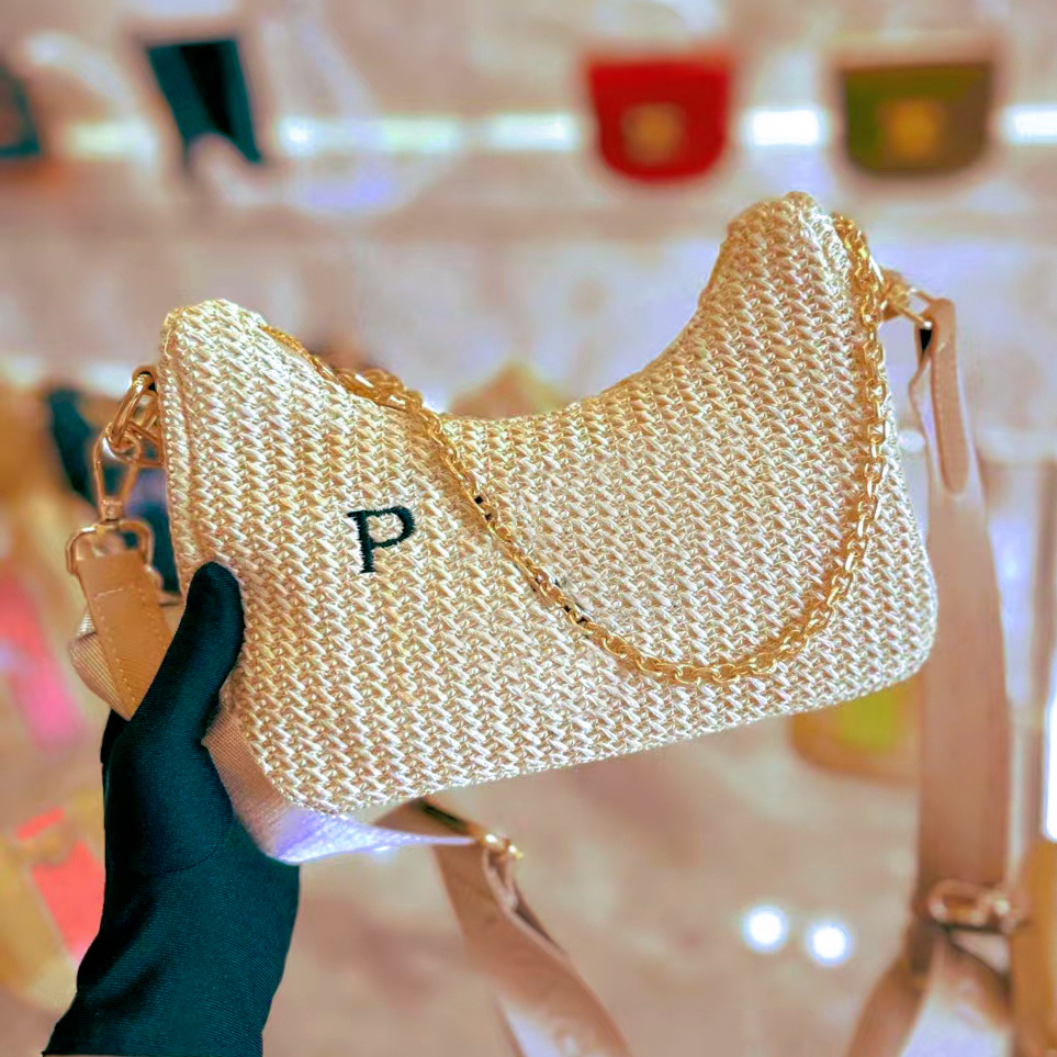 Designer luxury 3 piece weave Straw tote Bags top quality fashion Womens man Purses lady bag Shoulder bag Crossbody Evening chain handbags clutch hand bag, Green stripes
Designer luxury 3 piece weave Straw tote Bags top quality fashion Womens man Purses lady bag Shoulder bag Crossbody Evening chain handbags clutch hand bag, Green stripes