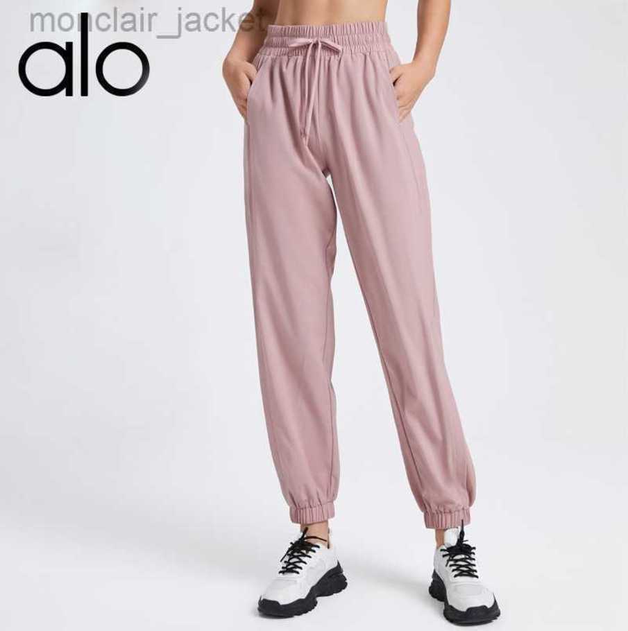 Desginer Alos Yoga Leggings Quick Dried Loose Covering Meat Strap Wide Leg Sports Pants Women' Fitness Pockets High Waist Casual Pants, Khaki
Desginer Alos Yoga Leggings Quick Dried Loose Covering Meat Strap Wide Leg Sports Pants Women' Fitness Pockets High Waist Casual Pants, Khaki