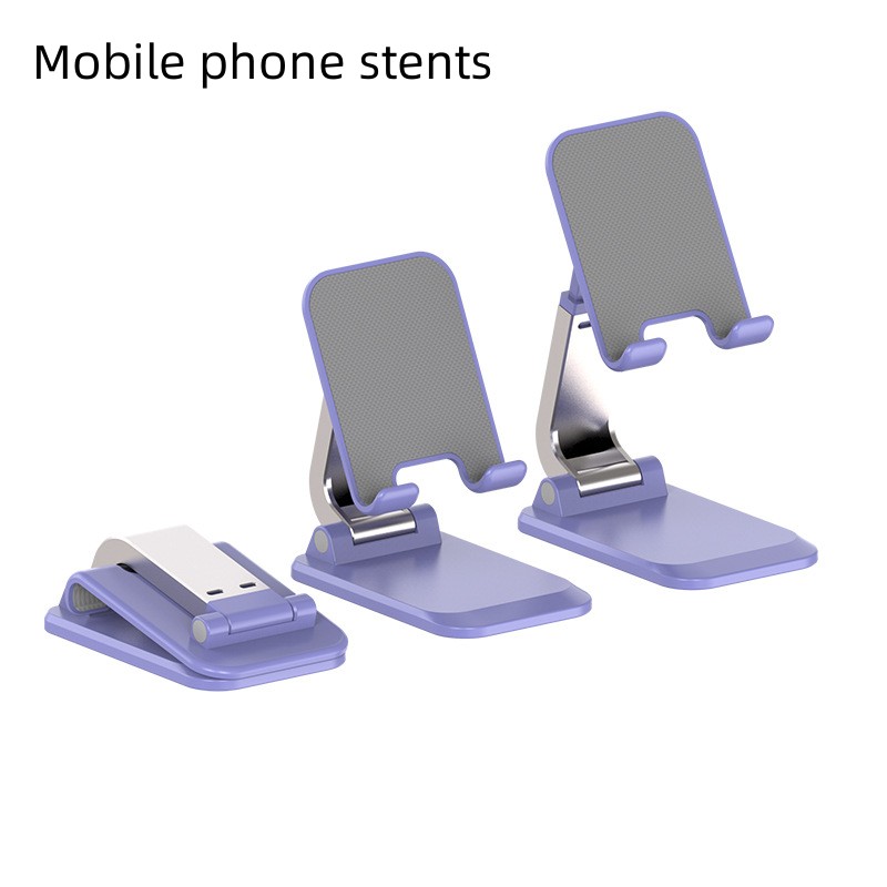 Desktop aluminum alloy pad tablet live phone stents multi-function folding bed head lazy mobile phone wholesale