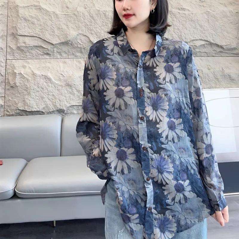 Women' Blouses 2023 Womens Tops Spring Summer Long Sleeve Loose Retro Flower Print Shirt Classic Bohemian Holiday Blouse Blusa Feminina, Q1
Women' Blouses 2023 Womens Tops Spring Summer Long Sleeve Loose Retro Flower Print Shirt Classic Bohemian Holiday Blouse Blusa Feminina, Q1