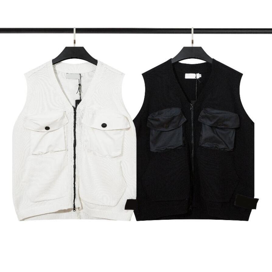 Mens Women Fashion Vests Knit Jackets Classic Letters Stamped Embroidery Vest for Womens Men Weave Vests Stylish Pattern Pocket Jacket Woman Clothing, White
Mens Women Fashion Vests Knit Jackets Classic Letters Stamped Embroidery Vest for Womens Men Weave Vests Stylish Pattern Pocket Jacket Woman Clothing, White