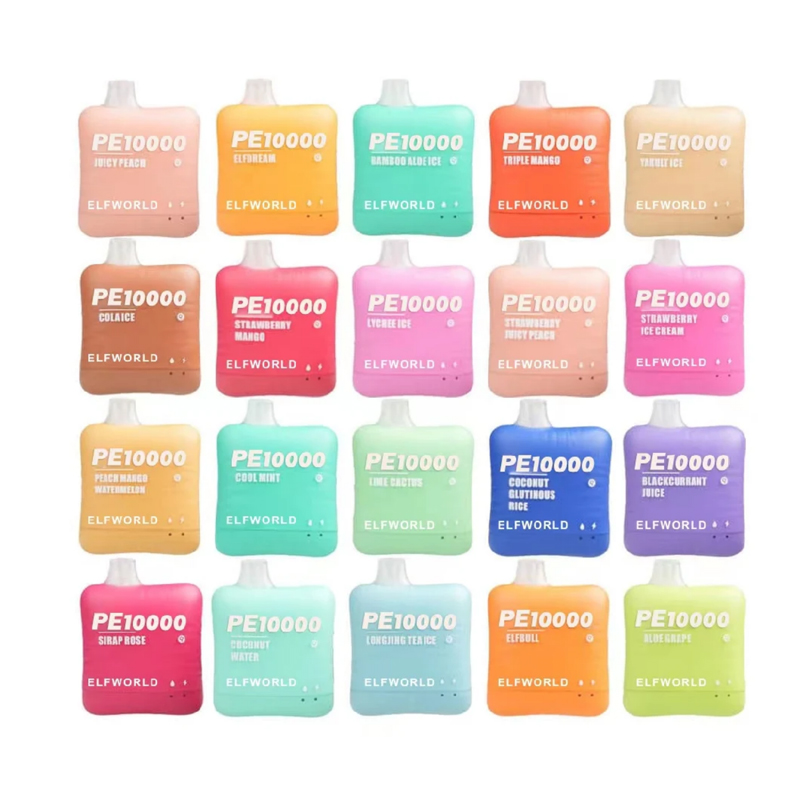 Disposable Vape Pod E Cigarette Elfworld PE 10K 10000 puff 18ml cartridge pod device Mesh coil big vapor smoking vaporizer Original
Disposable Vape Pod E Cigarette Elfworld PE 10K 10000 puff 18ml cartridge pod device Mesh coil big vapor smoking vaporizer Original