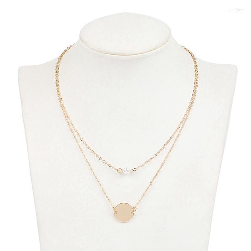 Chains 1pc Layered Necklace Fashion Circle Pendant Bohemian Style Jewelry Accessories
Chains 1pc Layered Necklace Fashion Circle Pendant Bohemian Style Jewelry Accessories