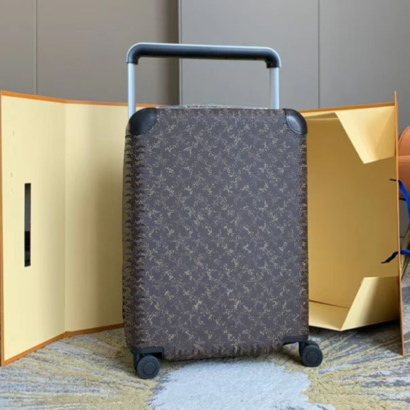 Horizon 55 Luggage Suitcase Hard Sided Coated Canvas Leather Ttim Designer Aluminum Hardware Travel Box Pull Zipper Closure Trunk Bag Suitcares
Horizon 55 Luggage Suitcase Hard Sided Coated Canvas Leather Ttim Designer Aluminum Hardware Travel Box Pull Zipper Closure Trunk Bag Suitcares