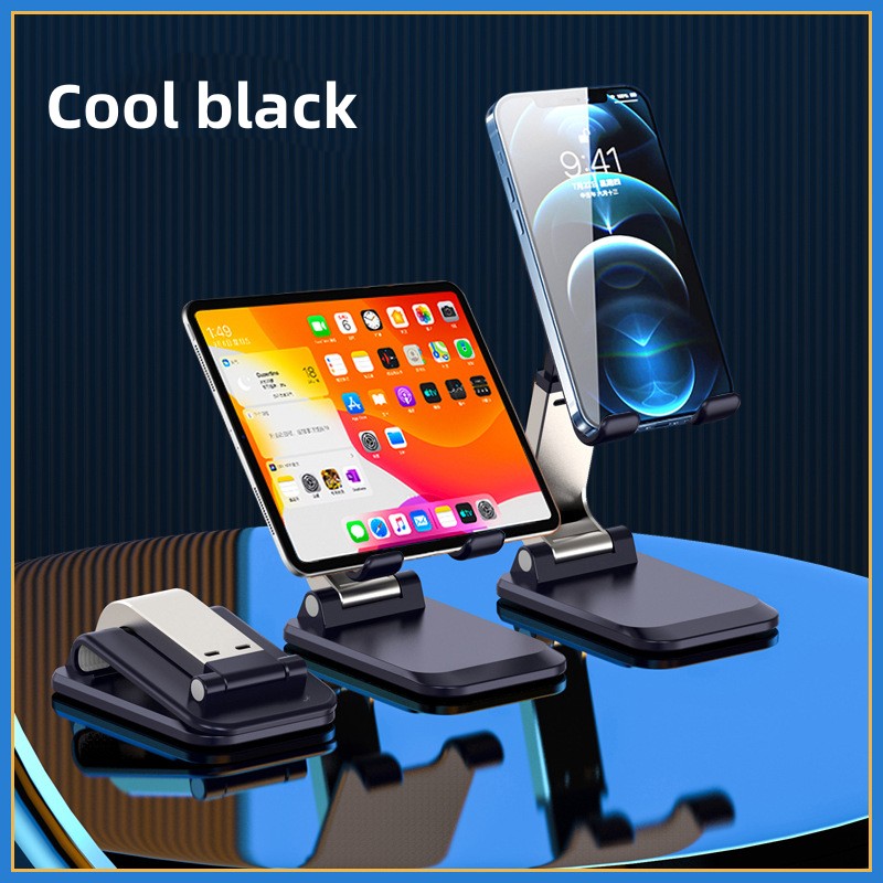 Desktop aluminum alloy pad tablet live phone stents multi-function folding bed head lazy mobile phone wholesale