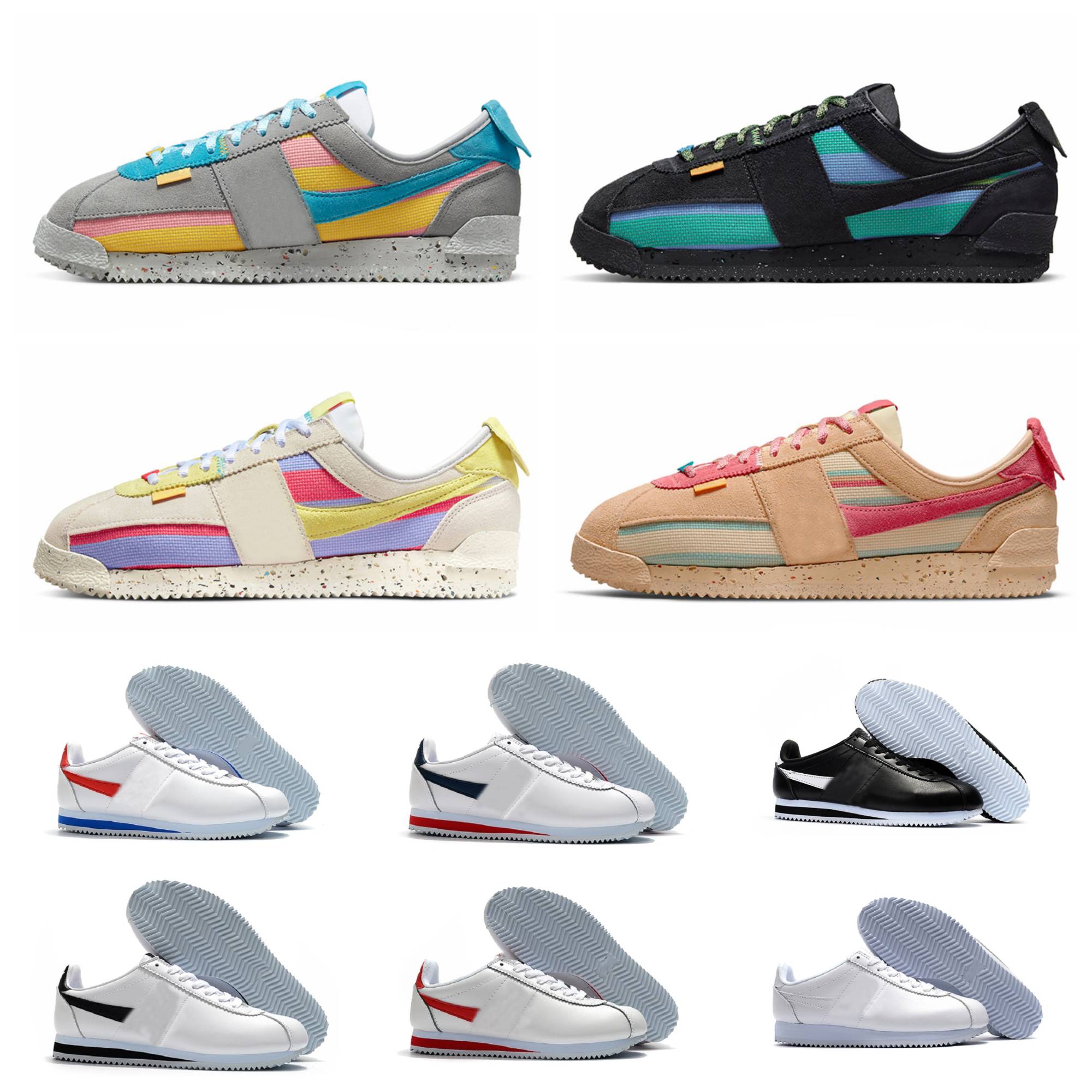WITH BOX Designer Classic Union x Cortez SP Casual Shoes Designer Cortezs NYLON Forest Gump Men Women Trainers Lemon Frost Light Smoke Grey Noir Sesame Sneakers Sport, G004
WITH BOX Designer Classic Union x Cortez SP Casual Shoes Designer Cortezs NYLON Forest Gump Men Women Trainers Lemon Frost Light Smoke Grey Noir Sesame Sneakers Sport, G004