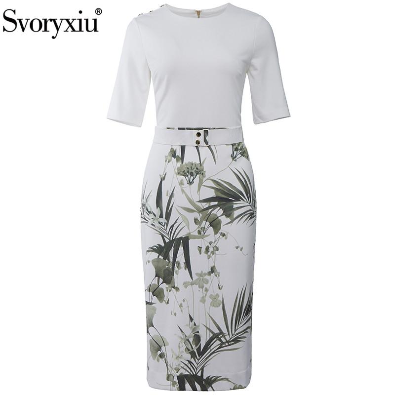 Dresses Svoryxiu Designer Summer Elegant Dress Women' Half Sleeve Hand Painted Print Office Lady Fashion White Slim Dresses XXL 2021
Dresses Svoryxiu Designer Summer Elegant Dress Women' Half Sleeve Hand Painted Print Office Lady Fashion White Slim Dresses XXL 2021